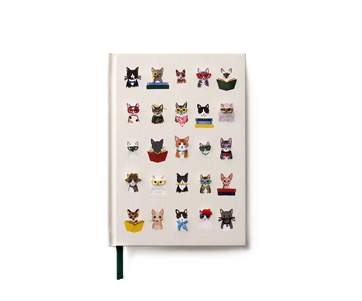 skrivbok anteckningsbok katter katt Rifle & co